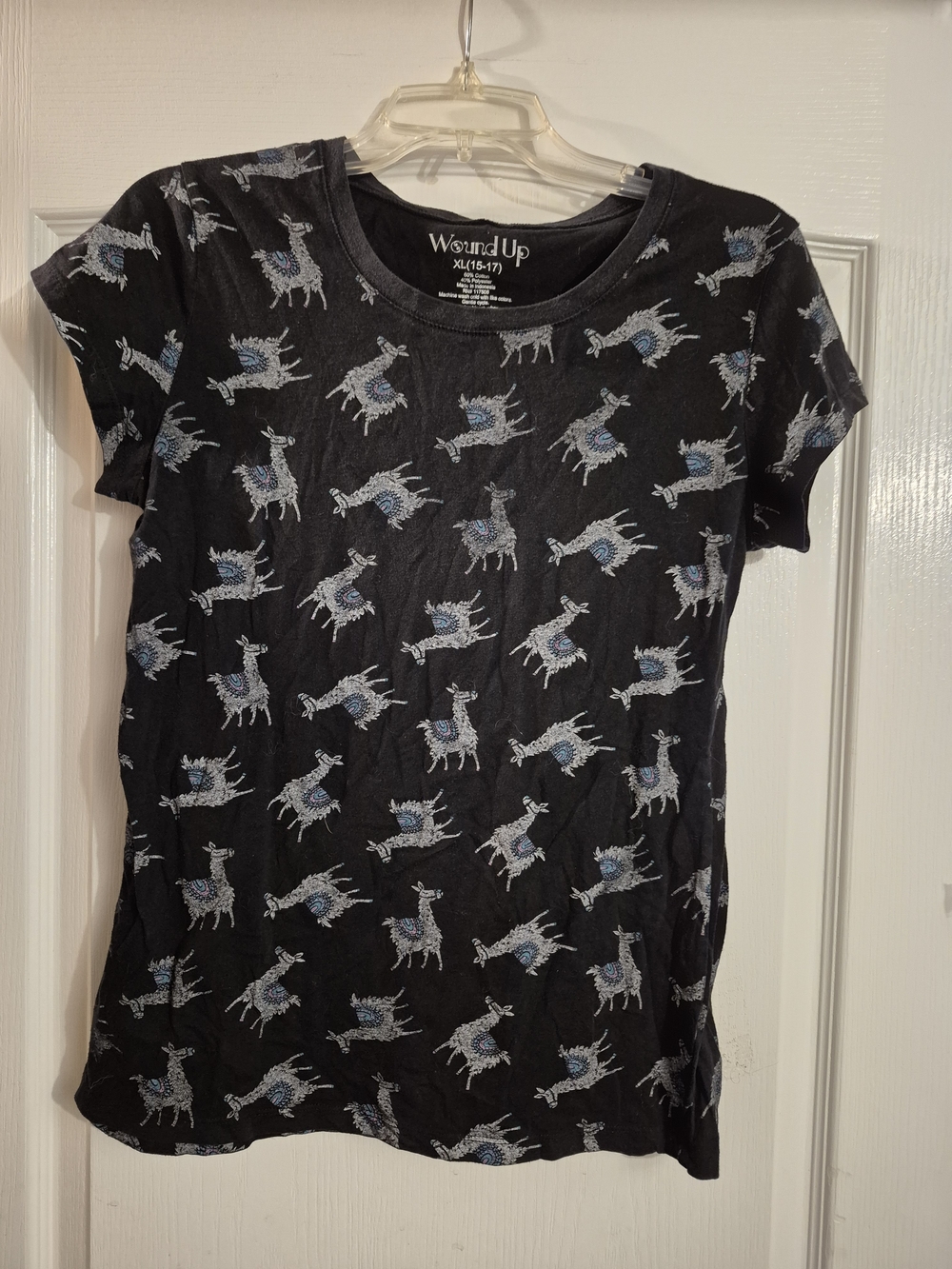 Wound Up Black Graphic T-Shirt